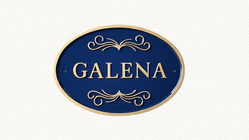Oval House Sign 420mm x 290mm