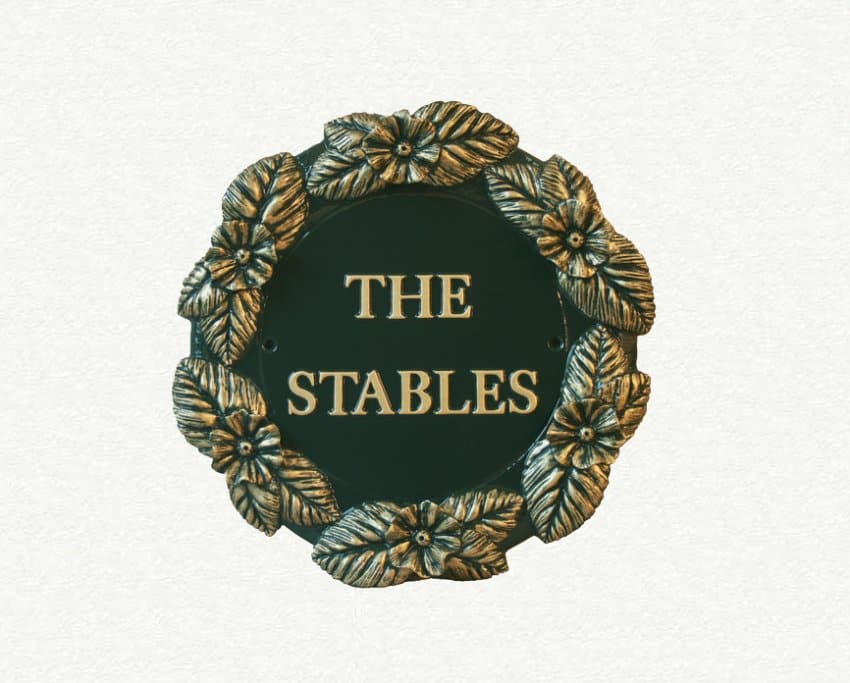 Round Decorative House Sign 407mm