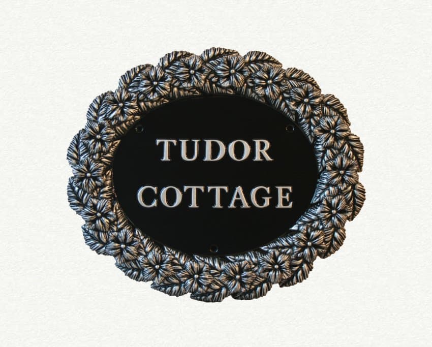 Oval Decorative House Sign 510mm x 445mm