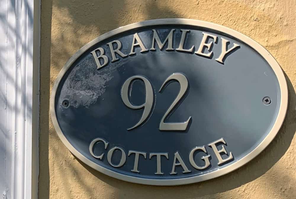 hand crafted house signs